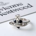 Vivienne Westwood ヴィヴィアンウエストウッド リング NEW DIAMANTE HEART ニュー ダイヤモンド ハート 6404016Z レディース P384/PLATINUM/BLACK