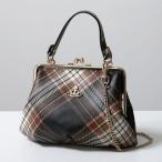 Vivienne Westwood ヴィヴィアンウエストウッド ハンドバッグ GRANNY FRAME PURSE 52020003U S001K オーブ 鞄 D101/TARTAN-BROWN/BLACK