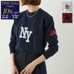 Le Melangeru*me Ran ju спортивная фуфайка 8551003 женский обратная сторона ворсистый NY принт футболка Logo цвет 3 цвет 