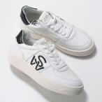 StuartWeitzman スチュアート・ワイツマン スニーカー SW CRTSDE LGO SNR SH305 レディース イタリア製 ローカット レザー シューズ 靴 WHITE-BLACK