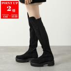 StuartWeitzman スチュアート・ワイツマン ロングブーツ 5050 ULTRALIFT BOOT S6056 レディース スペイン製 厚底 ストレッチ ニーハイブーツ 靴 BLACK