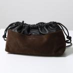 PIERRE HARDY ピエールアルディ クラッチバッグ TWIN ツイン VV09N レディース ショルダーバッグ 巾着 レザー クロスボディ 鞄 DRAKBROWN-BLACK