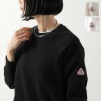 PYRENEXpire шея стрейнер MOODm-doHWY022 женский тренировочный длинный рукав хлопок обратная сторона ворсистый Logo patch ребра вырез лодочкой цвет 3 цвет 