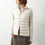 MONCLER モンクレール ダウンジャケット CARDIGAN TRICOT 9B00023 M1131 レディース ニット切替 カーディガン アイコンパッチ ショート丈 20F