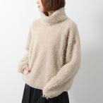 MONCLER GRENOBLE モンクレール グルノーブル スウェットシャツ 8G00005 899A9 レディース テディ フリース タートルネック プルオーバー ロゴ 21G