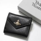 ショッピングWestwood Vivienne Westwood ヴィヴィアンウエストウッド 三つ折り財布 VICTORIA ENVELOPE BILLFOLD 51150008 42106 レディース オーブ レザー ミニ財布 N402/BLACK