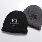 Y-3 ワイスリー ビーニー Y-3 KNIT BEANIE JX8308 JX8309 レディース リブ ニット帽 ウール ロゴ刺繍 ニットキャップ 帽子 カラー2色