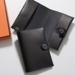 HERMES エルメス パスポートケース アール.エム.エス R.M.S レディース レザー エバーグレイン カーフスキン W刻印 SV金具 ダークブラウン