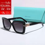 Tiffany&amp;Co. ティファニー サングラス HardWear ハードウェア TF4199 レディース バタフライ型 セルフレーム フルリム ロゴ アイウェア 8001/3C