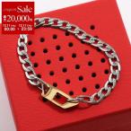 ショッピングdiesel DIESEL ディーゼル ブレスレット DX1338040 メンズ レディース チェーン Dロゴ アクセサリー シルバー×ゴールド