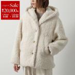 TATRAS タトラス ボア ブルゾン PEDARA ペダラ LJXA0161030358 レディース エコファー ジャケット フード付き ロゴ IVORY