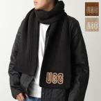 ショッピングugg UGG アグ マフラー W CHUNKY CRAFTED RIB SCARF 102787 メンズ リブ ロゴ ウーレブレンド ニット ストール カラー3色