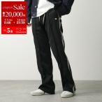 CELINE セリーヌ トラックパンツ RP06K121O.38AW メンズ ダブルフェイスジャージー トリオンフ 刺繍 ストライプ ジャージ ブラック