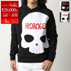 HYDROGEN ハイドロゲン パーカー BIG SKULL HOODIE MH0004 メンズ スウェット プルオーバー フーディ コットン スカル ロゴ カラー2色