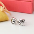 LOEWE ロエベ ピアス BOMBE ANAGRAM ボンベ アナグラム J821239X37 レディース スタッド アクセサリー 1160/SILVER