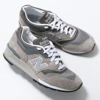 New Balance ニューバランス スニーカー U997GY メンズ ローカット ピッグスキン スウェード Made in USA ENCAP ミッドソール Dウィズ シューズ 靴 グレー