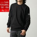 Duvetica デュベティカ スウェットシャツ VUMT00214 メンズ 長袖 コットン クルーネック ロゴ トレーナー リブ NERO/BKS