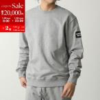 Duvetica デュベティカ スウェットシャツ VUMT00414 メンズ 長袖 コットン クルーネック ロゴ トレーナー リブ GRIGIO-POLVERE-MELANGE/MGS