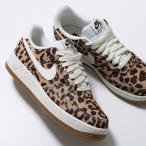 NIKE ナイキ スニーカー W AIR FORCE1 07 エア フォース IB7695-200 レディース ローカット レオパード ファー ロゴ 厚底 シューズ 靴 BAROQUE-BROWN