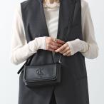 ショッピングカルバンクライン Calvin Klein カルバンクライン ショルダーバッグ BOLD CK FLAP CROSSBODY ボールド フラップ クロスボディ LV04F1027G レディース 鞄 UB1/Black