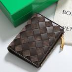 ショッピングヴェネタ BOTTEGA VENETA ボッテガヴェネタ 二つ折り財布 742330 V5XX1 レディース イントレチャート レザー スウェード ミニ財布 豆財布 2132