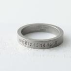 MAISON MARGIELA mezzo n Margiela кольцо SM1UQ0119 P8863 мужской number кольцо Logo 4MM аксессуары серебряный 925 silver925 кольцо 101