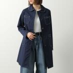 ショッピングKIDS MARNI KIDS マルニ キッズ ジャケット M01731 M00UV レディース ガールズ ロング ライトコート ロゴ ちびロゴ ステッチ コットン 0M860