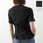 ショッピングロエベ LOEWE ロエベ Tシャツ S359Y22XA2 レディース 半袖 カットソー ツイステッド トップス クルーネック アナグラム刺繍 ストレッチ カラー2色