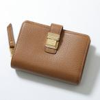 【訳あり】MIUMIU ミュウミュウ 二つ折り財布 5ML053 2F8V レディース レザー ミニ財布 F098L/CARAMEL