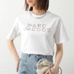 MARC JACOBS KIDS マークジェイコブス キッズ Tシャツ W60746 レディース ガールズ 半袖 カットソー コットン クルーネック ラインストーン装飾 10P/WHITE