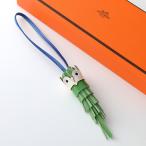 HERMES エルメス チャーム シュエット CHOUETTE アニョーミロ + スイフト 085001CA レディース レザーホルダー フクロウ W刻印 VERT-YUCCA+VERT-CLIQUET