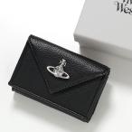 Vivienne Westwood ヴィヴィアンウエストウッド 三つ折り財布 ENVELOPE エンペロープ 5115002EW S000D レディース エコレザー オーブ ミニ財布 N403/BLACK