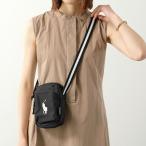 Polo Ralph Lauren ポロラルフローレン ショルダーバッグ 9AR011 レディース クロスボディ ポシェット ポニー刺繍 ポリエステル 鞄 G9O/BLACK