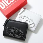 ショッピングdiesel DIESEL ディーゼル 二つ折り財布 1DR BI-FOLD ZIP II X09888 PR818 レディース レザー オーバルD ミニ財布 カラー2色 X09888PR818
