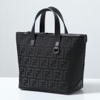FENDI フェンディ ハンドバッグ 7VA658 AVC6 メンズ レディース FFスクエア トートバッグ スモール FF柄 ズッカ柄 鞄 F05TR/BLACK 7VA658AVC6F05TR