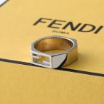FENDI フェンディ リング BAGUETTE バゲット 7AJ895 B08 メンズ 六角形 FFロゴ 指輪 アクセサリー F0TH0/PALLADIUM 7AJ895B08F0TH0