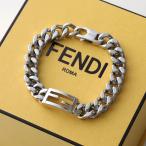 FENDI フェンディ ブレスレット BAGUETTE バゲット 7AJ539 B08 メンズ チェーン FFロゴ アクセサリー F0TH0/PALLADIUM 7AJ539B08F0TH0