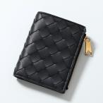 BOTTEGA VENETA ボッテガヴェネタ 二つ折り財布 742330 V3UH2 メンズ レザー イントレチャート 型押しロゴ 小銭入れあり ミニ財布 8425