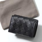BOTTEGA VENETA ボッテガヴェネタ 三つ折り財布 751145 V3US1 メンズ イントレチャート レザー ミニ財布 小銭入れあり 8803 751145V3US18803