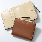 CELINE セリーヌ 二つ折り財布 L100H2O54.GHD1 レディース レザー トリオンフ ロゴ バイカラー ミニ財布 SoftTan-SoftCream