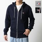 MAISON KITSUNE mezzo n лисица Zip Parker TRICOLOR FOX трехцветный лиса AM00304KM0001 мужской женский длинный рукав f-ti- цвет 3 цвет 