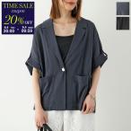 CHIGNON シニヨン バックスリット シアー ジャケット 4862-331MK レディース 五分袖 テーラードカラー シャツ ブラウス