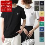 FRED PERRY Fred Perry футболка TWIN TIPPED T-SHIRT M1588 M1588V мужской женский cut and sewn Logo Laurel lease вышивка 