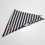 MAISON KITSUNE KIDS mezzo n лисица Kids бандана FOX HEAD лиса head MQUAT00KJBIT3 девушки boys полоса 0463/WHITE-CLASSIC-NAVY