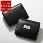 MM6 エムエムシックス メゾンマルジェラ 三つ折り財布 SA6UI0030 P9201 メンズ レザー 小銭入れあり ナンバリングロゴ ミニ財布 T8013 SA6UI0030P9201T8013