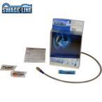 SWAGE-LINE スウェッジライン STF147 フロントホースキット ステンレス/クリアホース | PS250 04-06