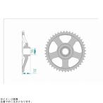 AFAM アファム 35100-43 リアスプロケット 415-43 50 RS EXTREMA-REPLICA 95-98