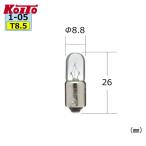 Koito маленький нить завод P1285 миниатюра лампочка 12V 4W T8.5 2 штук 