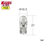 Koito 小糸製作所 K1581 ミニチュア球(1個入り) 12V 3.4W T10