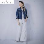 2/10 楽天カード+4倍先着クーポン対象ショップ袋おまけ付 INDIMARK インディマーク  カットオフ ワイドパンツ ホワイト WJ185神デニム※サイズ交換OK  正規品